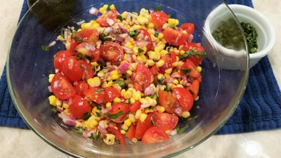 Pan-Fried Whitefish with Corn-Tomato-Avocado Salad