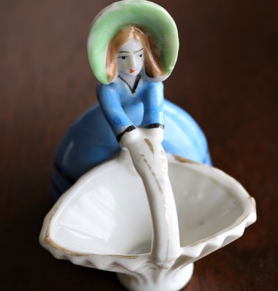 Girl with Basket Figurine