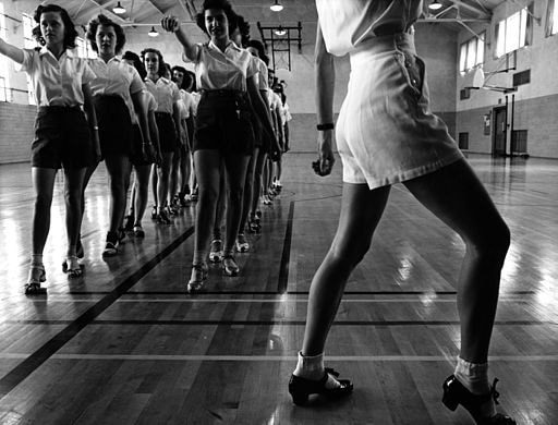 Jack Delano Tap Dancing Class at Iowa State College 1942