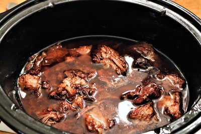 Korean short ribs cooked in the crockpot