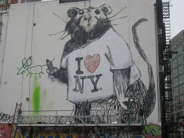 Banksy & Colossal Media's I Love NY Mural