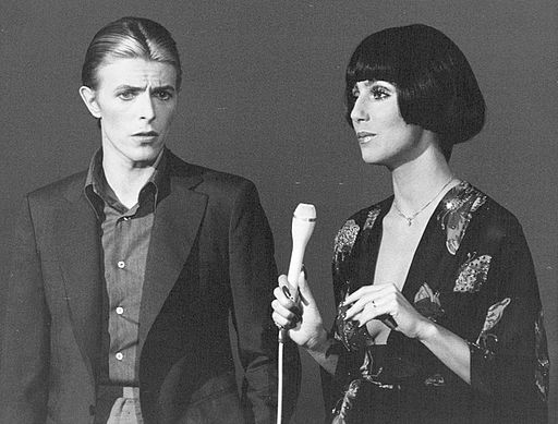 David Bowie and Cher 1975