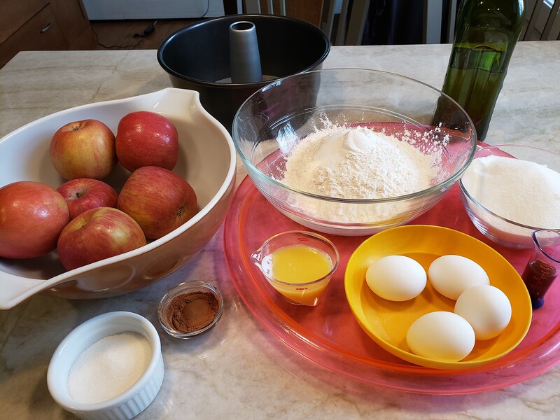 Mom's Apple Cake, ingredients