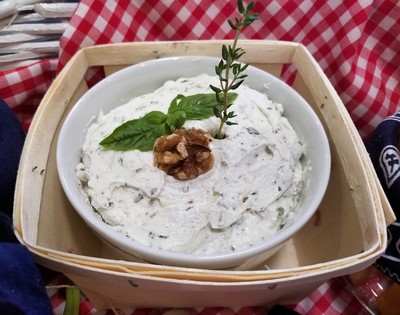 Whipped Goat Cheese & Herb Dip 