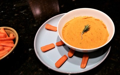 Roasted Carrot and Cannellini Dip