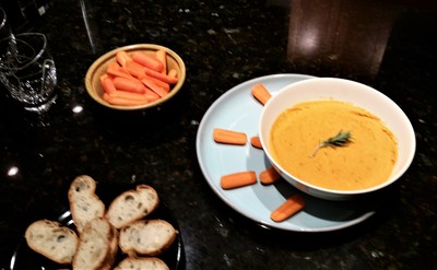 The Foodies Get Lit - Roast Carrot and Bean Dip