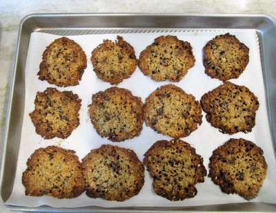 Gluten Free Oatmeal Chocolate Chip Cookies - Right out of the oven 