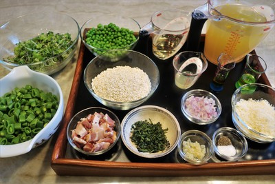 Springtime Risotto - ingredients