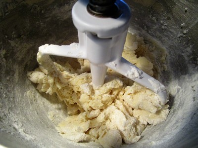 Lemon Meltaways Mixing Dough
