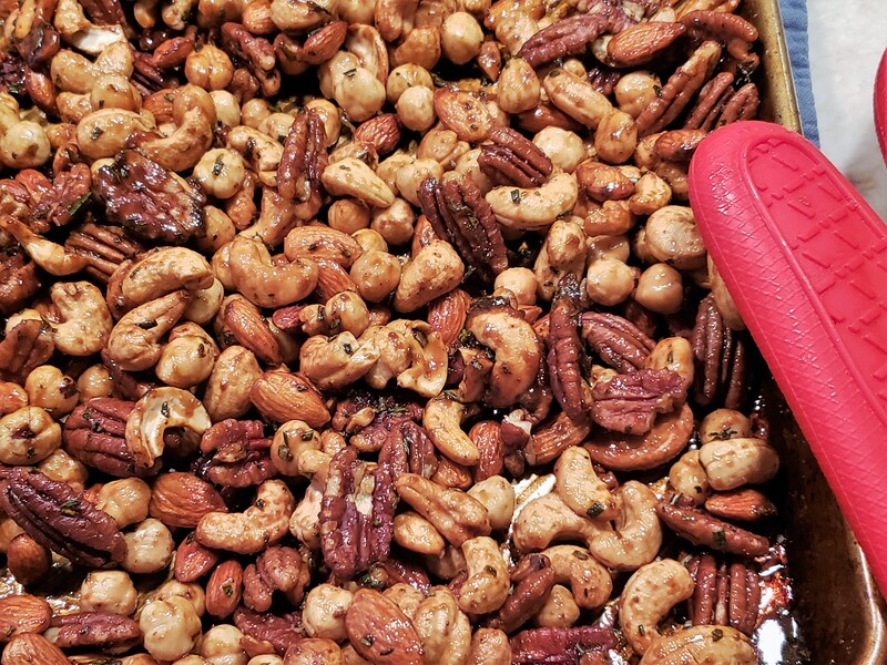 Chipotle Rosemary Spiced Nuts