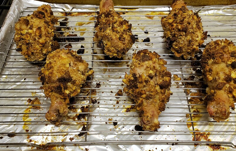 Oven Fried Chicken Drumsticks