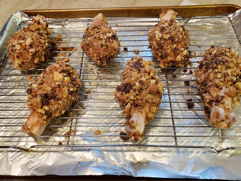 Oven Fried Chicken Drumsticks