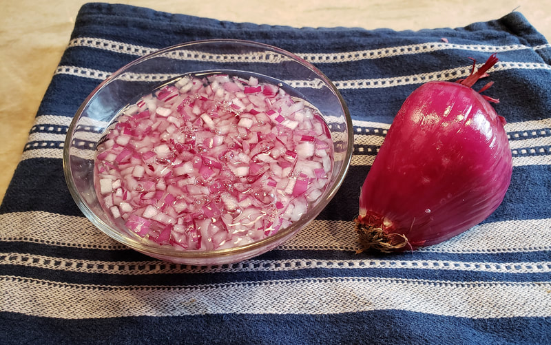 Red onion trick