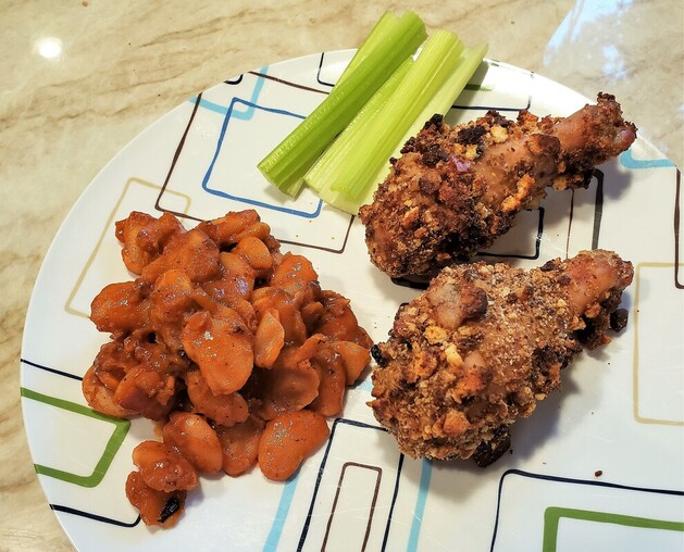 Oven Fried Chicken Drumsticks