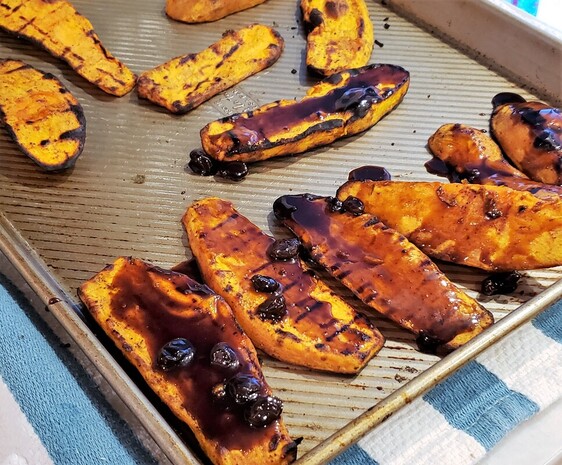 Rum Glazed Sweet Potatoes